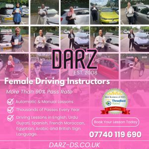 Urdu Female driving instructor Bolton